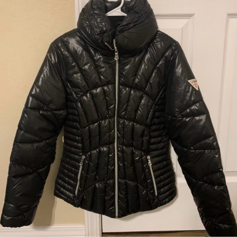 Guess Black Puffer Jacket